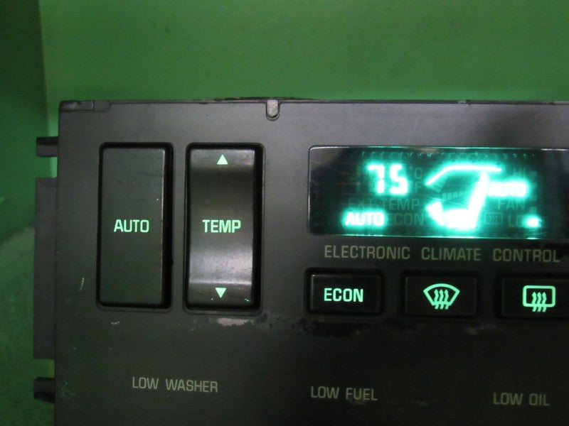 16163204 92-93 BUICK ROADMASTER A/C DIGITAL TEMP CLIMATE CONTROL REBUI