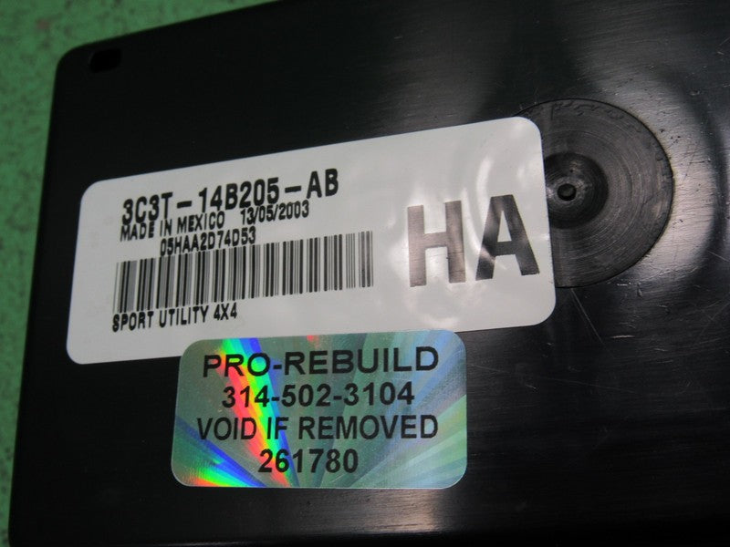 02-03 F250 F350 SD EXCURSION TCCM TRANSFER CASE MODULE 3C3T-14B205-AB 