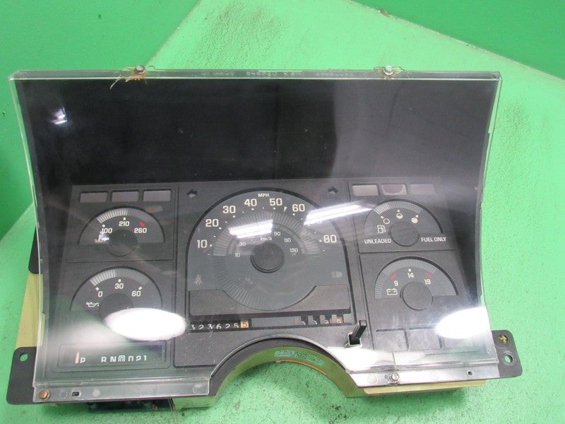 88-90 CHEVY C/K 1500 SILVERADO GMC INSTRUMENT GAUGE CLUSTER SPEEDO REB