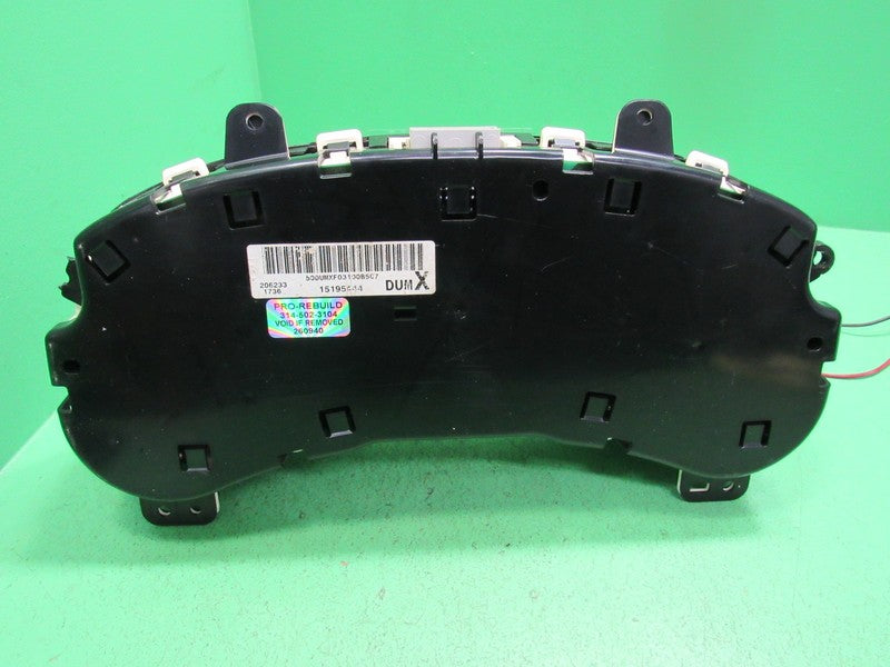 02-04 GMC ENVOY INSTRUMENT GAUGE CLUSTER SPEEDOMETER MILEAGE PROG REBU