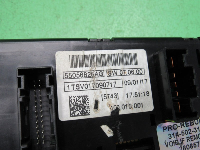 55056826AG 09-10 RAM TRUCK A/C HEATER CLIMATE TEMPERTURE CONTROL REBUI