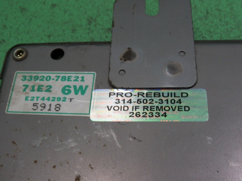 33920-78E21 96 SIDEKICK TRACKER 1.6L AT ECU ECM PCM ENGINE COMPUTER RE