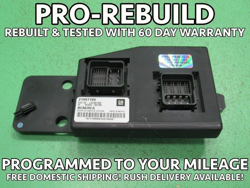 04 COLORADO CANYON BCM BODY CONTROL MODULE VIN AND MILEAGE PROGRAMMED 