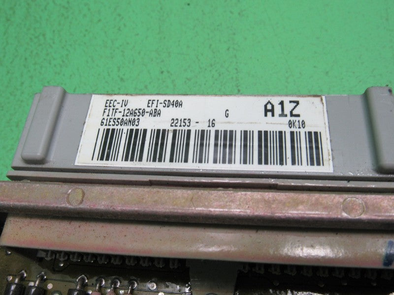 A1Z F150 F250 4.9L MT ECU ECM PCM ENGINE COMPUTER F1TF-12A650-ABA REBU