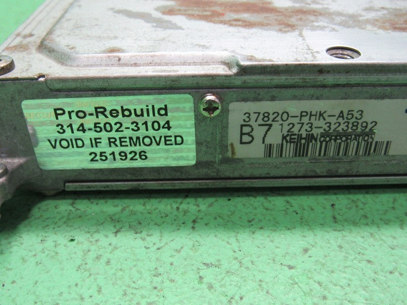 37820-PHK-A53 00-01 HONDA CR-V AWD AT ECU ECM PCM ENGINE COMPUTER REBU