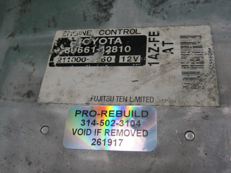 89661-42810 01-03 TOYOTA RAV4 A/T ECU ECM PCM ENGINE COMPUTER CONTROL 
