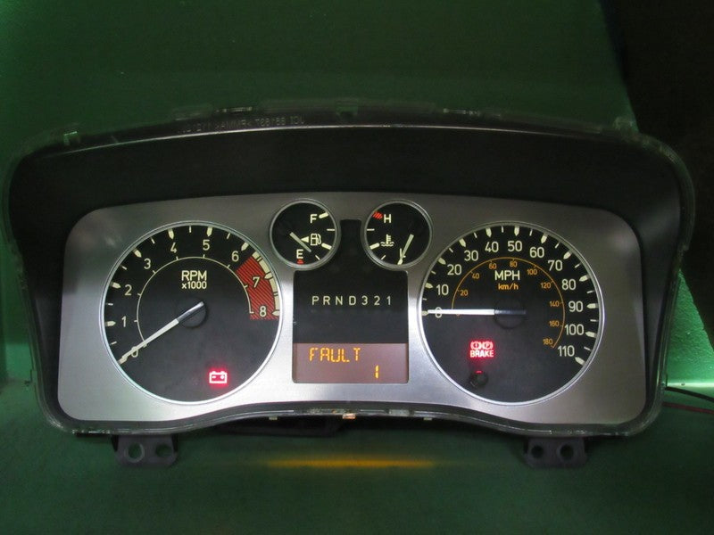 07 HUMMER H3 INSTRUMENT GAUGE CLUSTER SPEEDOMETER TACH 15821163 PLUG A