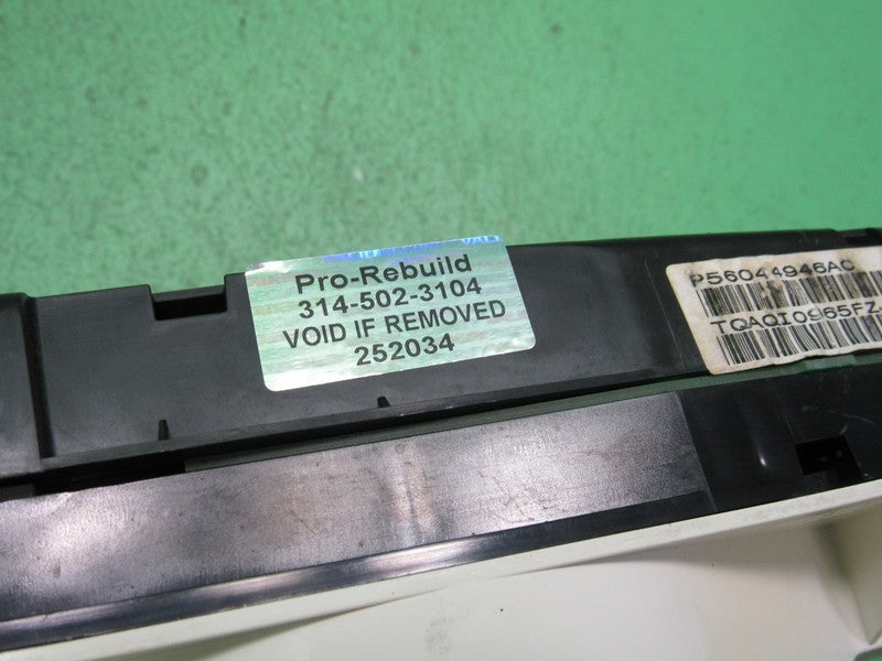 06 MAGNUM CHARGER 160MPH INSTRUMENT GAUGE CLUSTER SPEEDO TACH MILEAGE 