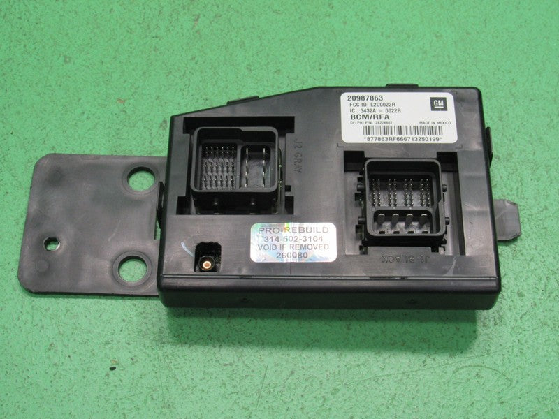 12 CHEVROLET COLORADO BCM BODY CONTROL MODULE VIN AND MILEAGE PROGRAMM