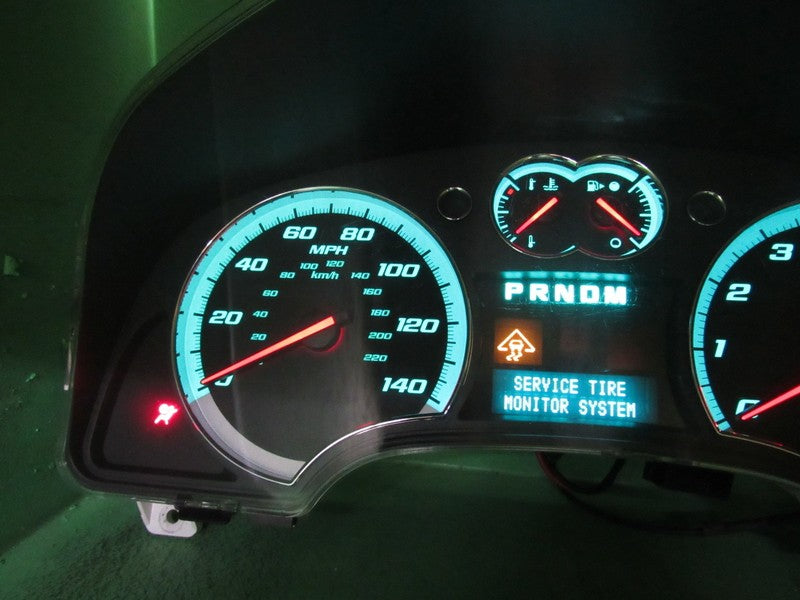 08-09 CHEVY EQUINOX INSTRUMENT GAUGE CLUSTER SPEEDOMETER TACH MILEAGE 