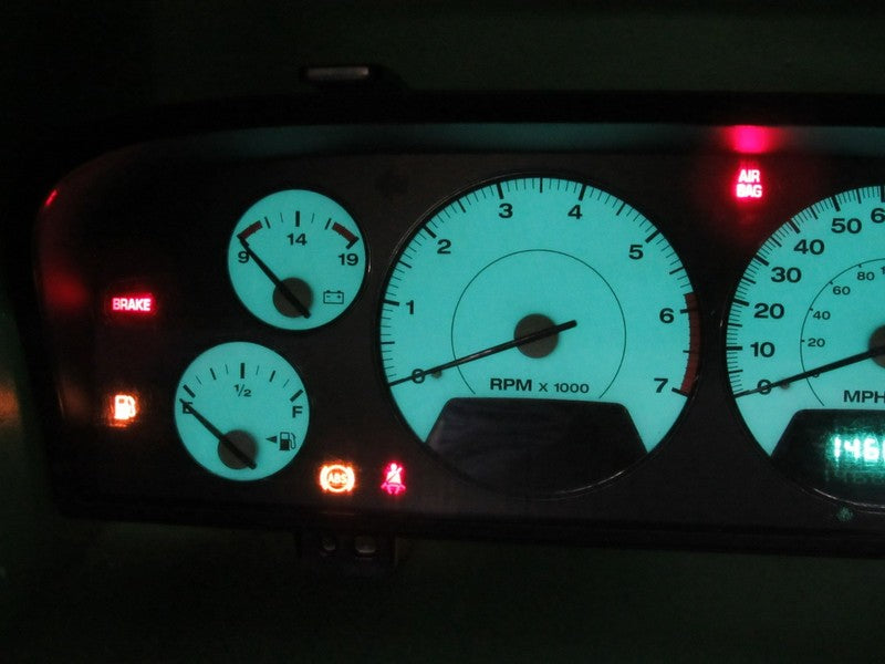 02-04 JEEP GRAND CHEROKEE WJ INSTRUMENT GAUGE CLUSTER MILEAGE PROG REB