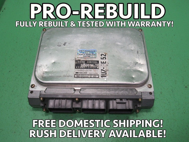 89661-24453 96 LEXUS SC400 1UZ ECU ECM PCM ENGINE COMPUTER CONTROL REB