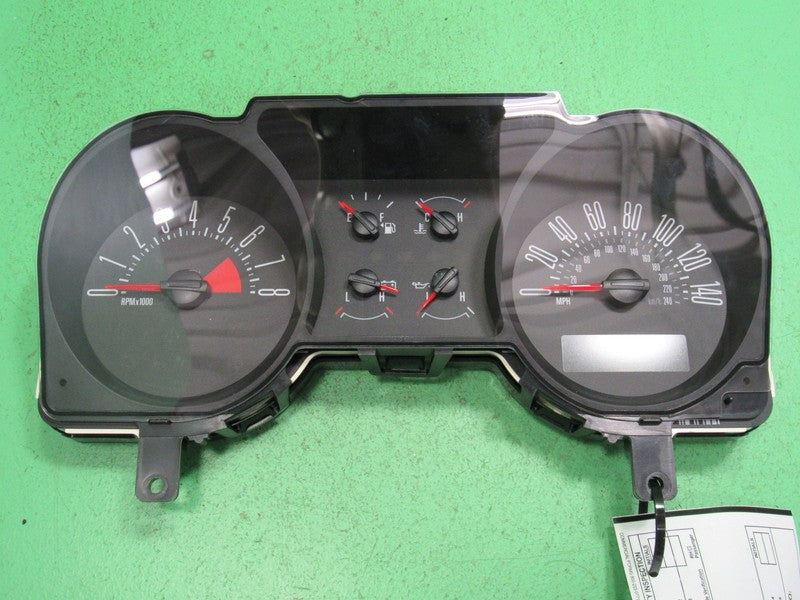 06 FORD MUSTANG 6 GAUGE CLUSTER INSTRUMENT SPEEDOMETER TACH 134K TESTE