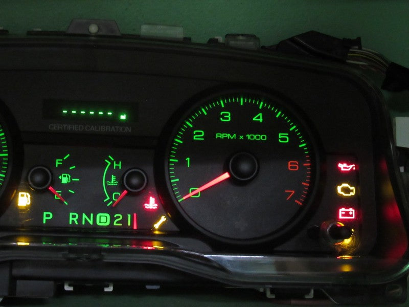 07 CROWN VICTORIA P71 INSTRUMENT GAUGE CLUSTER SPEEDO TACH MILEAGE PRO