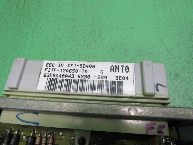 ANT0 93-95 Ford F150 I6 MT ECU ECM PCM ENGINE COMPUTER F3TF-12A650-TA 