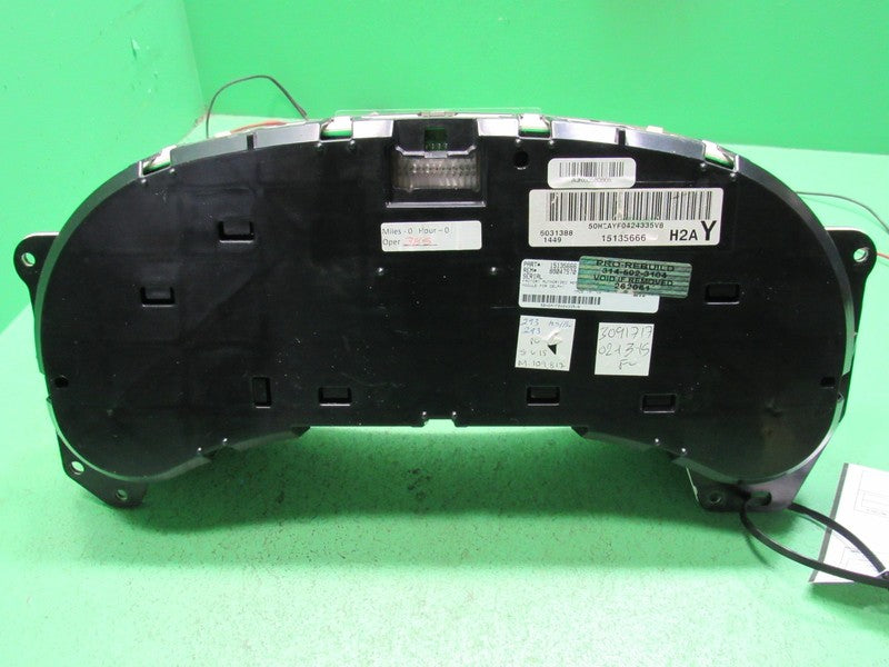 03-04 GMC YUKON DENALI INSTRUMENT GAUGE CLUSTER SPEEDO MILEAGE PROG RE