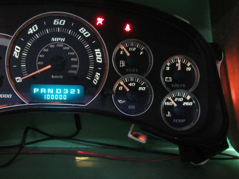 02 CADILLAC ESCALADE INSTRUMENT GAUGE CLUSTER SPEEDO MILEAGE PROG REBU