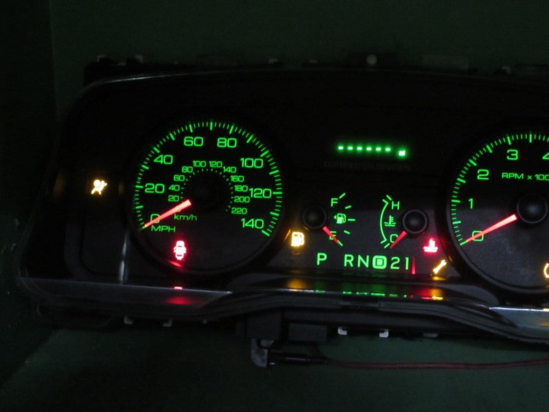 09-11 CROWN VICTORIA P71 INSTRUMENT GAUGE CLUSTER SPEEDO TACH MILEAGE 
