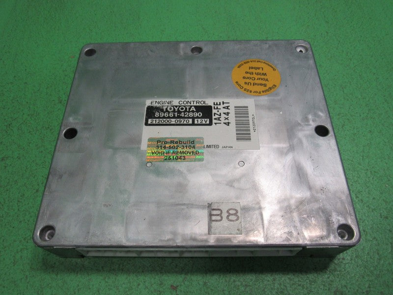 89661-42890 TOYOTA RAV4 AT ECU ECM PCM ENGINE COMPUTER CONTROL UNIT RE
