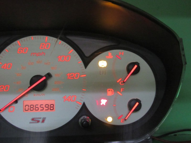 02-05 HONDA CIVIC SI EP3 INSTRUMENT GAUGE CLUSTER SPEEDO TACH 86K TEST