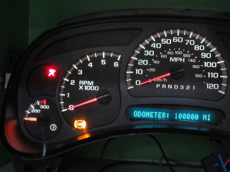 06-07 SILVERADO SIERRA INSTRUMENT GAUGE CLUSTER SPEEDO MILEAGE PROG RE