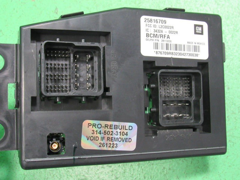 07-08 COLORADO CANYON H3 BCM BODY CONTROL MODULE VIN AND MILEAGE PROGR