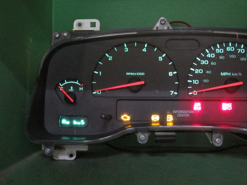 03 DODGE DURANGO MPH INSTRUMENT GAUGE CLUSTER SPEEDO TACH MILEAGE PROG