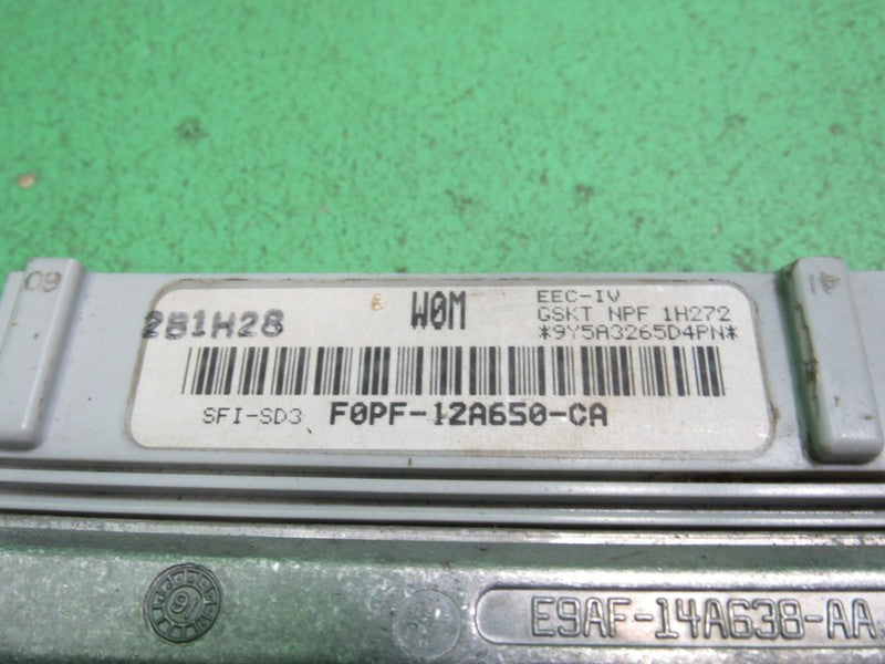 W0M 90-91 CROWN VICTORIA ECU ECM PCM ENGINE COMPUTER F0PF-12A650-CA RE