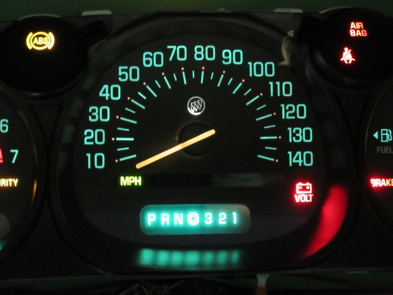 02-05 BUICK LESABRE INSTRUMENT GAUGE CLUSTER GAUGES SPEEDO TACH MILEAG