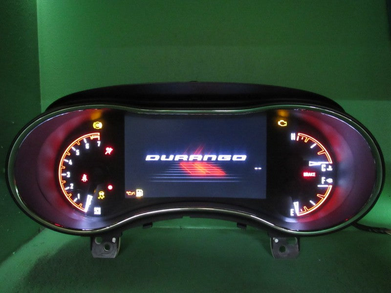 14 DURANGO 3.6L INSTRUMENT GAUGE CLUSTER SPEEDOMETER TACH MILEAGE PROG