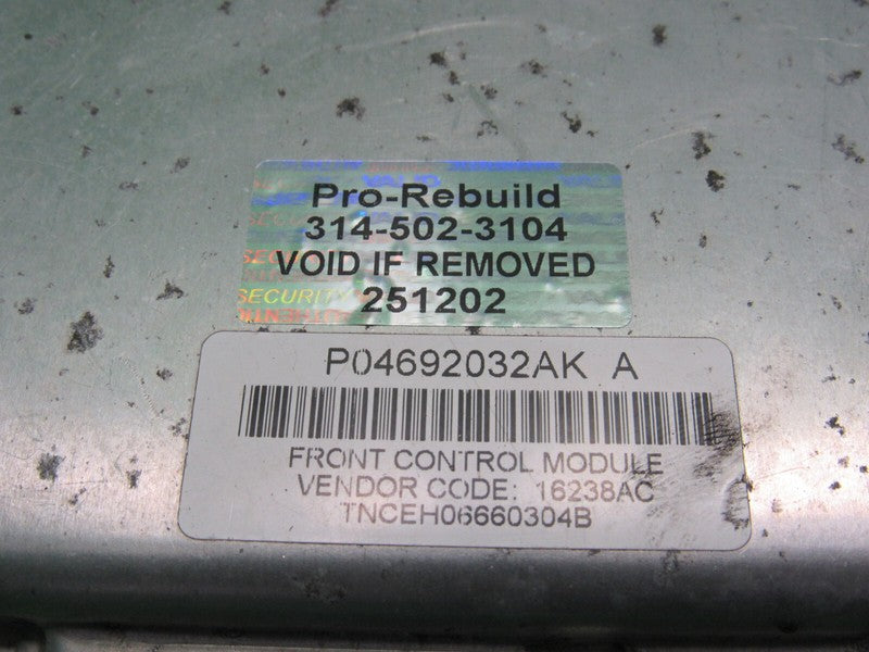 04692032AK 06 CHARGER 300 FRONT BCM BODY CONTROL MODULE MULTIFUNCTION 