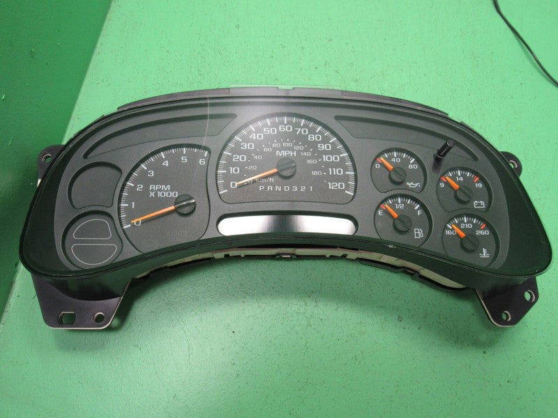 06-07 SILVERADO SIERRA TAHOE INSTRUMENT GAUGE CLUSTER MILEAGE PROG REB
