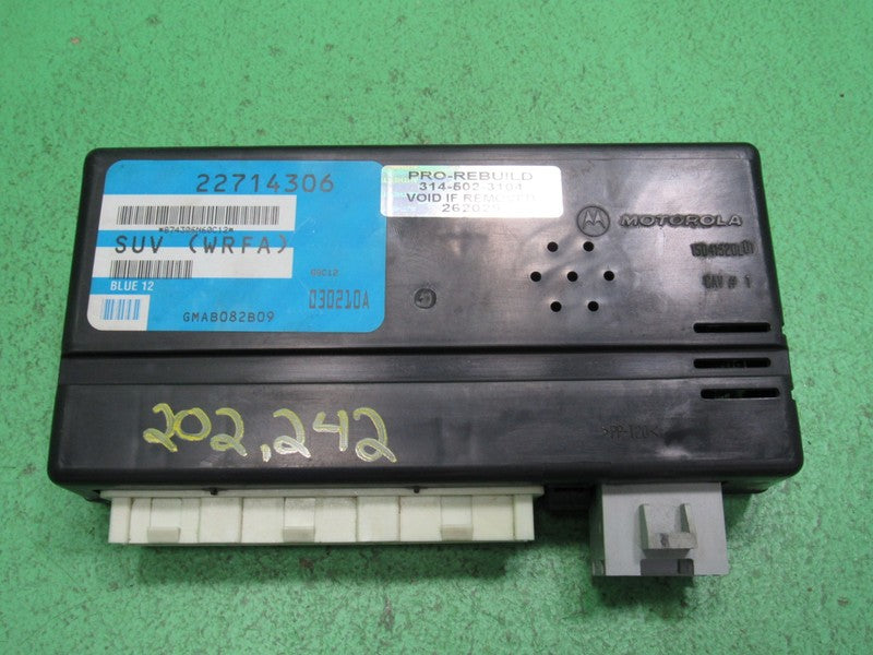 22714306 02-03 SATURN VUE BCM BODY CONTROL MODULE TESTED 202K MILES VE
