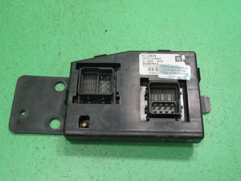 10 CANYON BCM BODY CONTROL MODULE VIN AND MILEAGE PROGRAMMED 0905