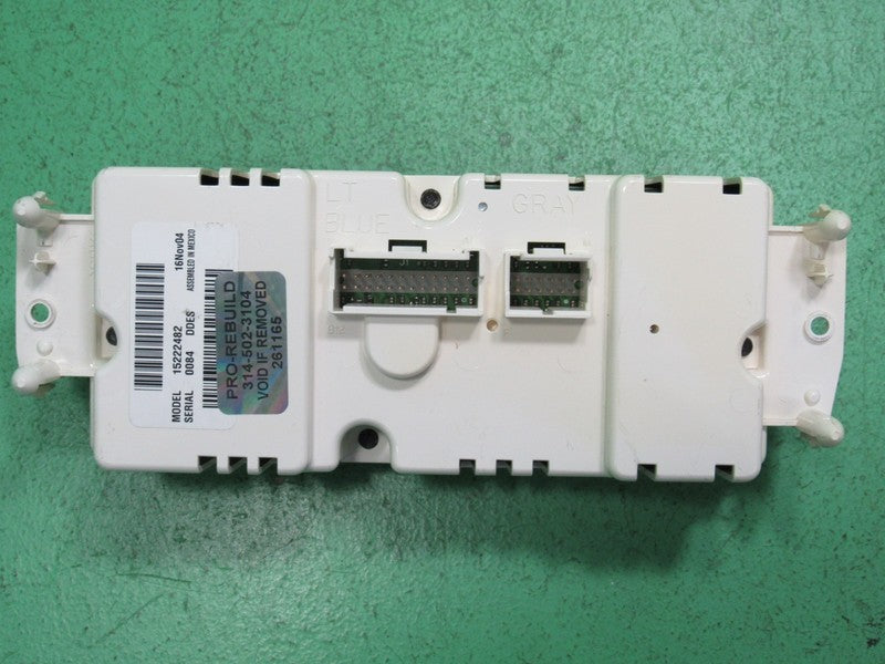 15222482 TAHOE ESCALADE SILVERADO AC DIGITAL CLIMATE TEMP CONTROL LED 