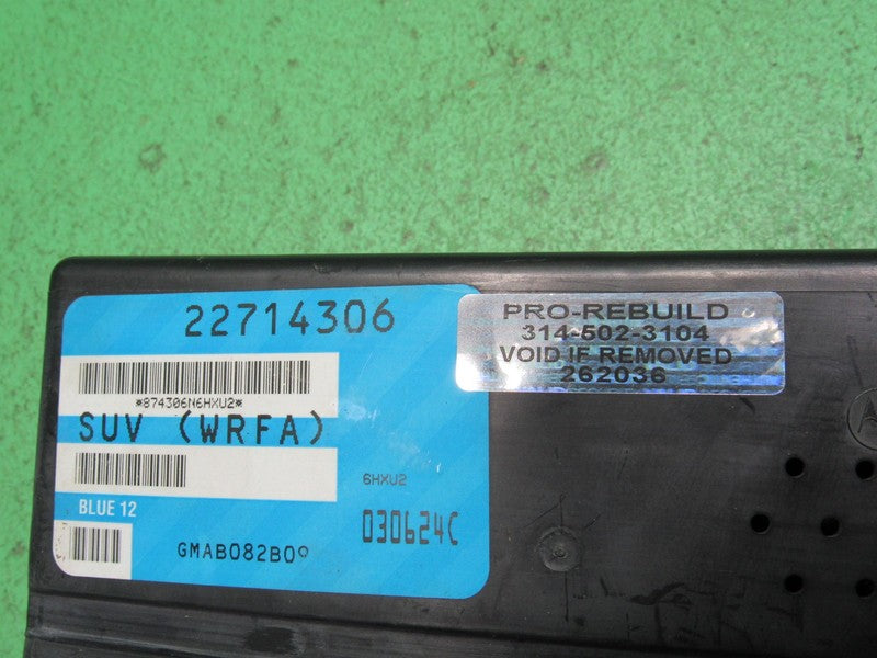 22714306 02-03 SATURN VUE BCM BODY CONTROL MODULE TESTED 115K MILES VE