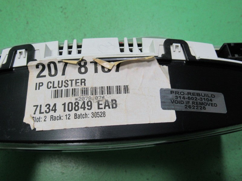 07-08 F150 LARIAT INSTRUMENT GAUGE CLUSTER GAUGES SPEEDO TACH MILEAGE 