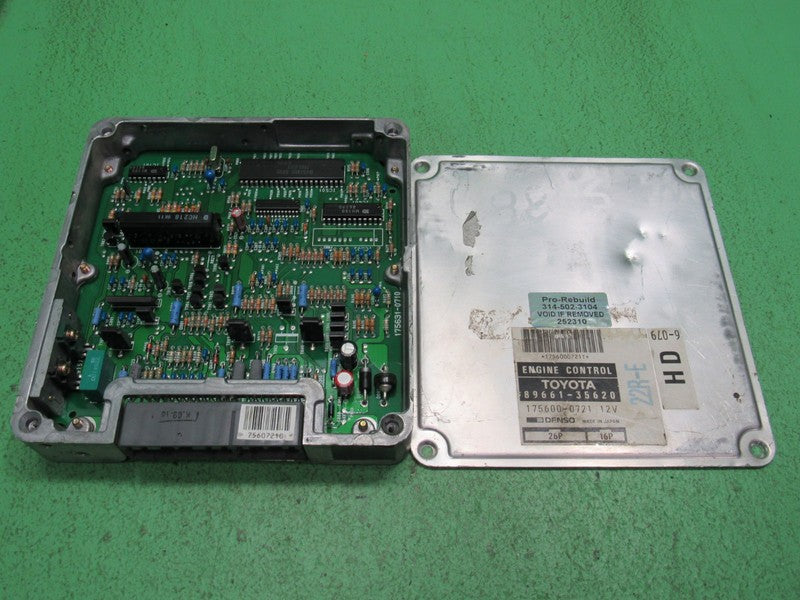 89661-35620 91-92 TOYOTA PICKUP TRUCK 22R-E ECU ECM PCM ENGINE COMPUTE