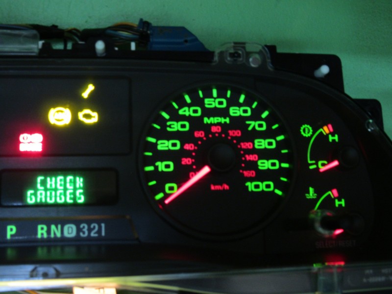 06-07 F250 F350 INSTRUMENT GAUGE CLUSTER GAUGES SPEEDO TACH MILEAGE PR