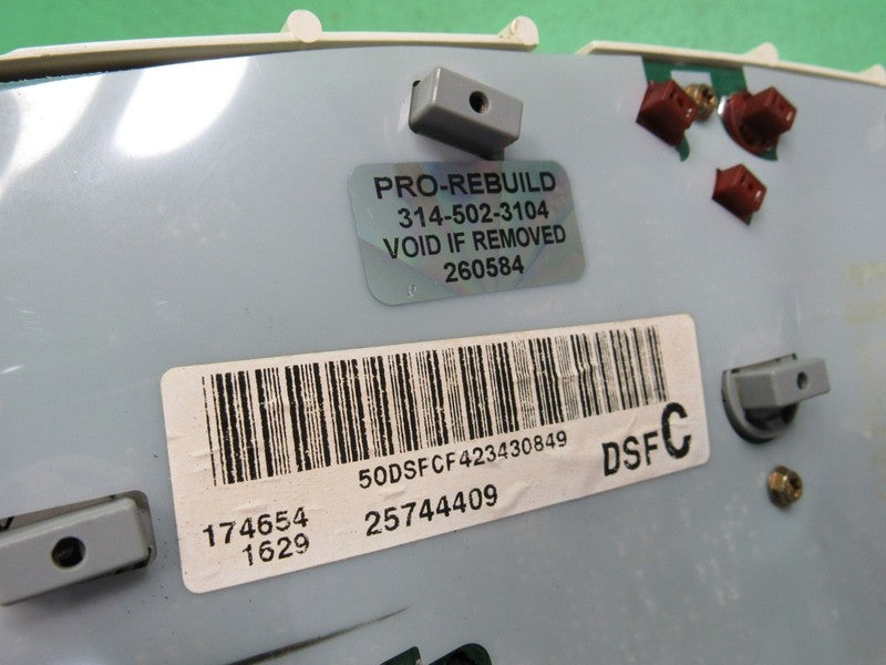 25744409 04-05 BUICK PARK AVENUE GAUGE CLUSTER INSTRUMENT SPEEDOMETER 