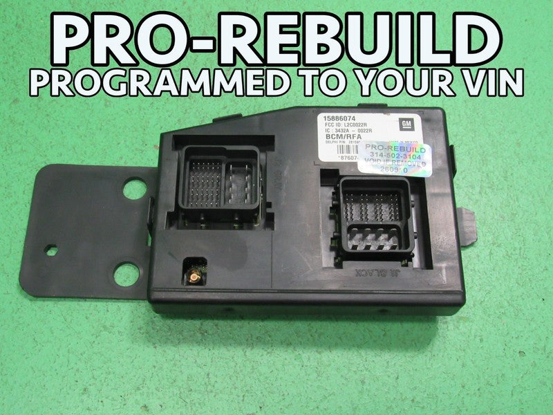 10 COLORADO BCM BODY CONTROL MODULE VIN AND MILEAGE PROGRAMMED 0910