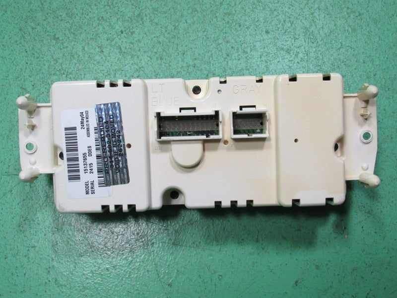 15137655 TAHOE ESCALADE SILVERADO AC DIGITAL CLIMATE TEMP CONTROL LED 
