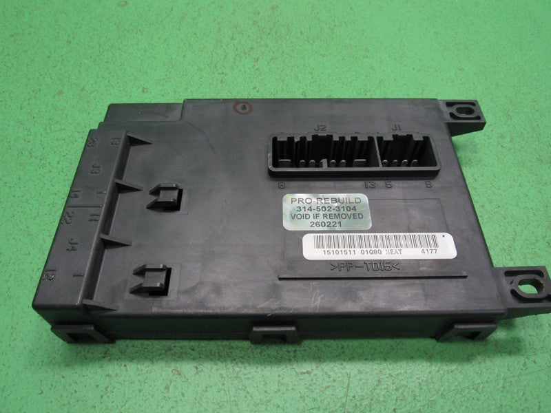 15101511 03-07 HUMMER H2 FRONT DRIVER SEAT MEMORY CONTROL MODULE TESTE