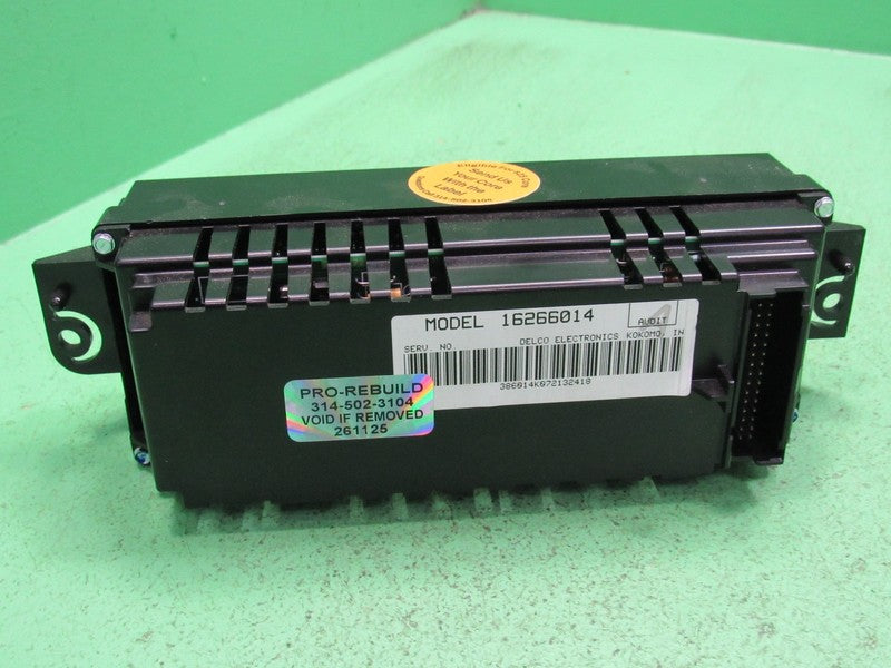 16266014 97-05 BUICK REGAL CENTURY A/C DIGITAL CLIMATE TEMP CONTROL RE