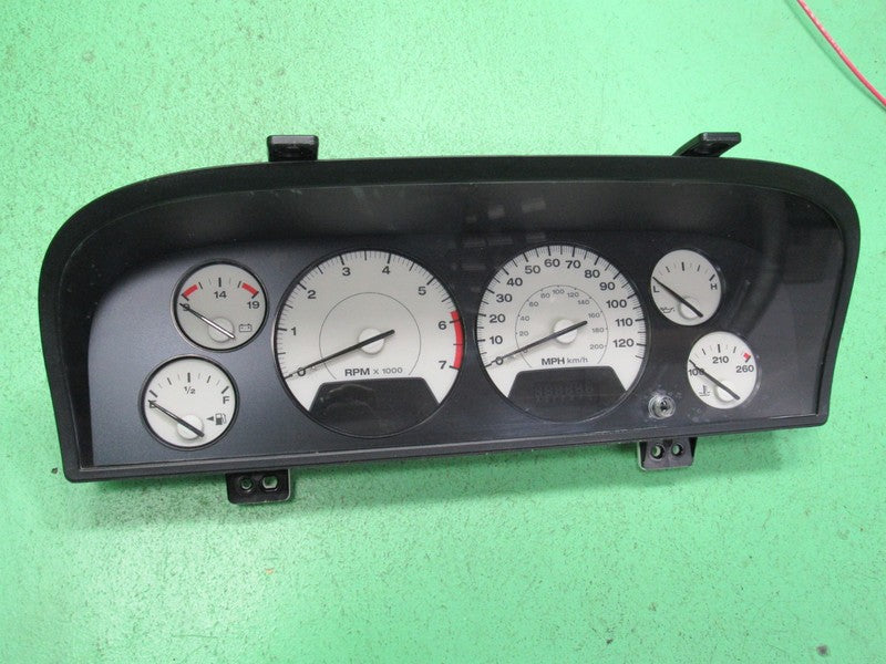 02-04 JEEP GRAND CHEROKEE WJ INSTRUMENT GAUGE CLUSTER MILEAGE PROG REB