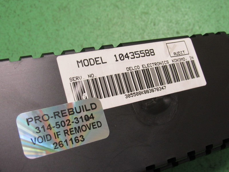 10435588 97-05 REGAL CENTURY A/C DIGITAL CLIMATE TEMP CONTROL REBUILT 