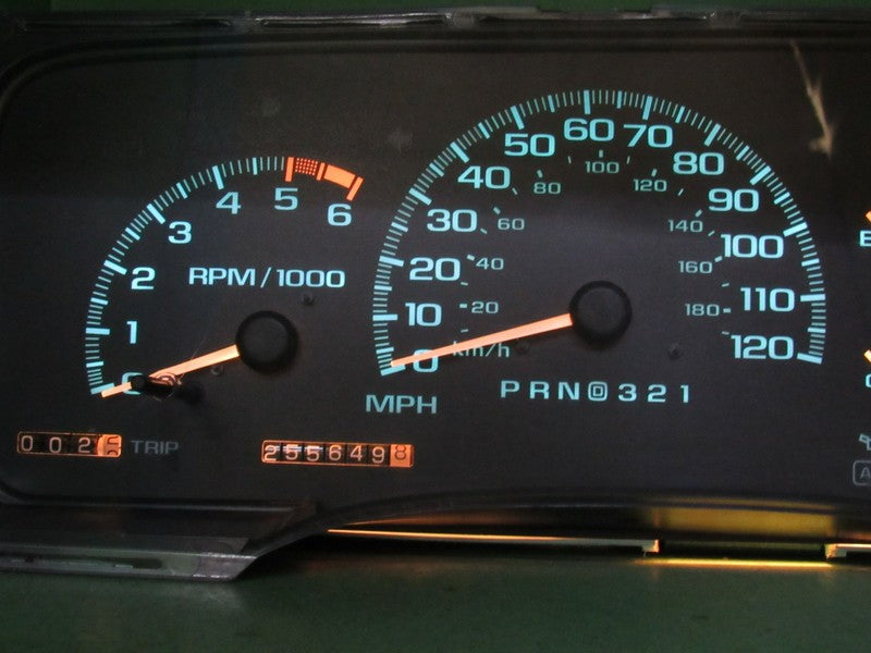99-00 ESCALADE TAHOE YUKON INSTRUMENT GAUGE CLUSTER SPEEDO TACH 255K R
