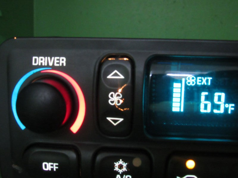 16254311 98-99 CORVETTE C5 AC DIGITAL CLIMATE TEMP HEATER CONTROL REBU