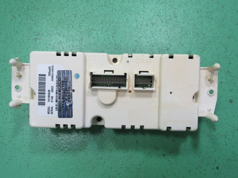 15185639 TAHOE ESCALADE SILVERADO AC DIGITAL CLIMATE TEMP CONTROL LED 