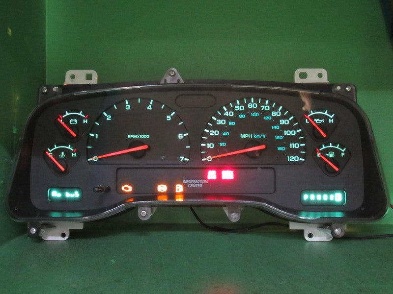 01-04 DODGE DAKOTA MPH INSTRUMENT GAUGE CLUSTER SPEEDO TACH MILEAGE PR